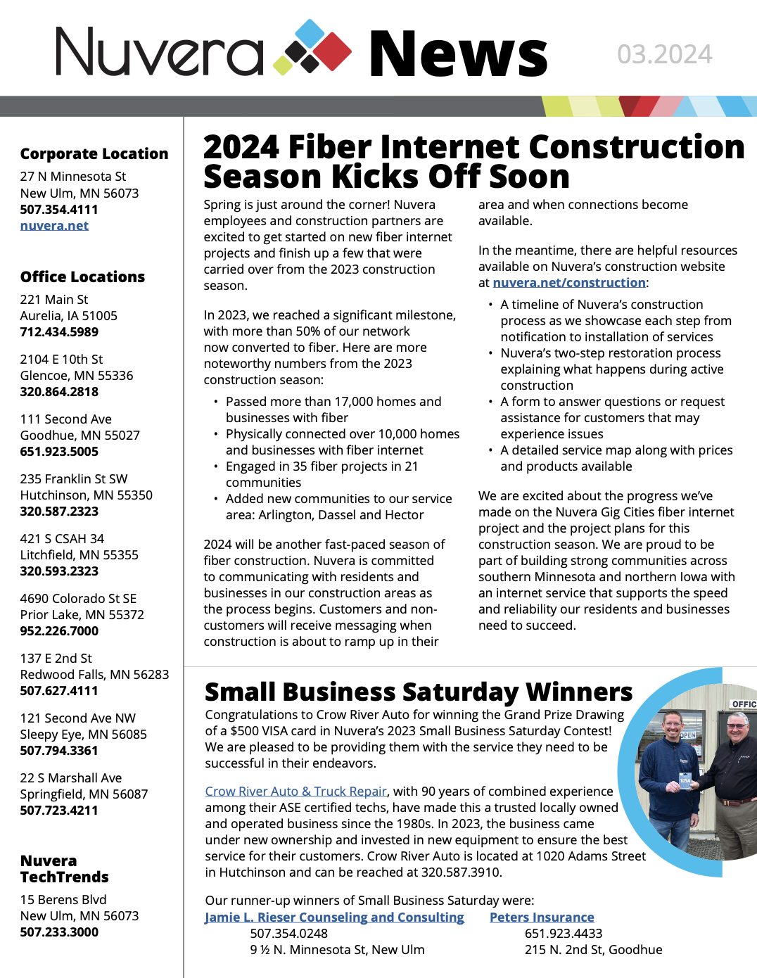 1Q 2024 Nuvera News